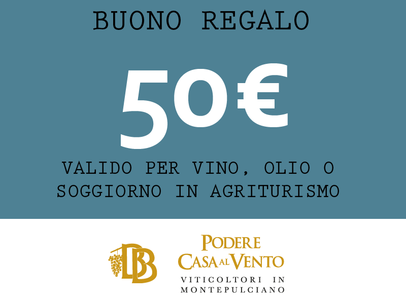 buono regalo 50€